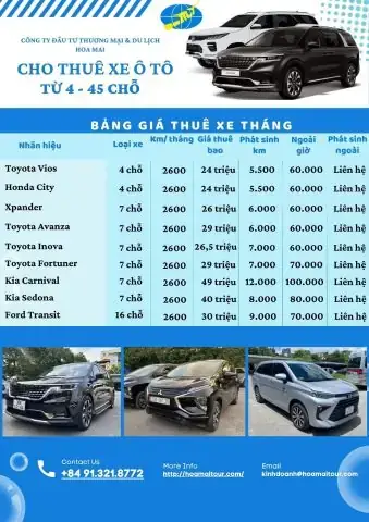 Thuê Xe Ô Tô Có Phải Đăng Ký Mã Ngành