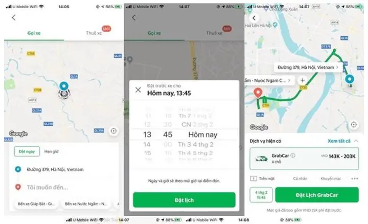 Thuê Xe Ô Tô Theo Giờ Hà Nội Grab