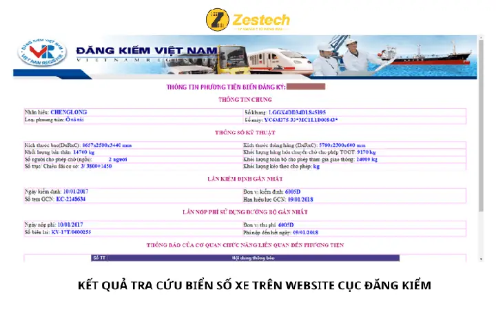 Tra Cứu Biển Số Xe Ô Tô Cục Đăng Kiểm
