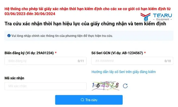 Tra Cứu Hồ Sơ Đăng Kiểm Xe Ô Tô