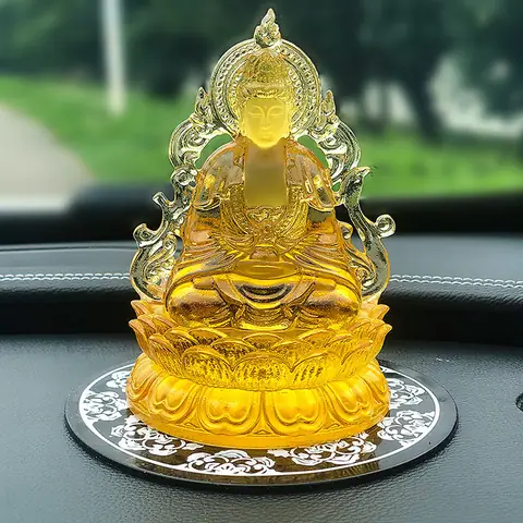 Tượng Phật Quan Âm 2 Mặt Để Xe Ô Tô