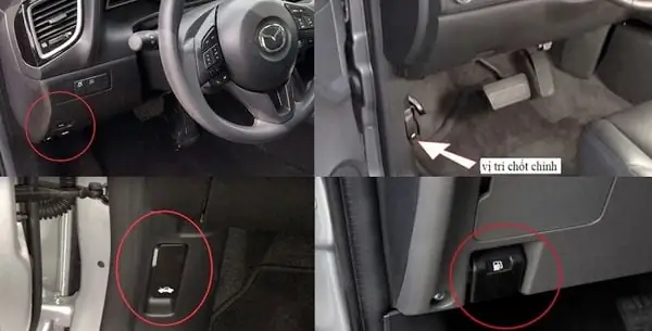 Vị Trí Nút Mở Nắp Xăng Xe Ô Tô Santafe